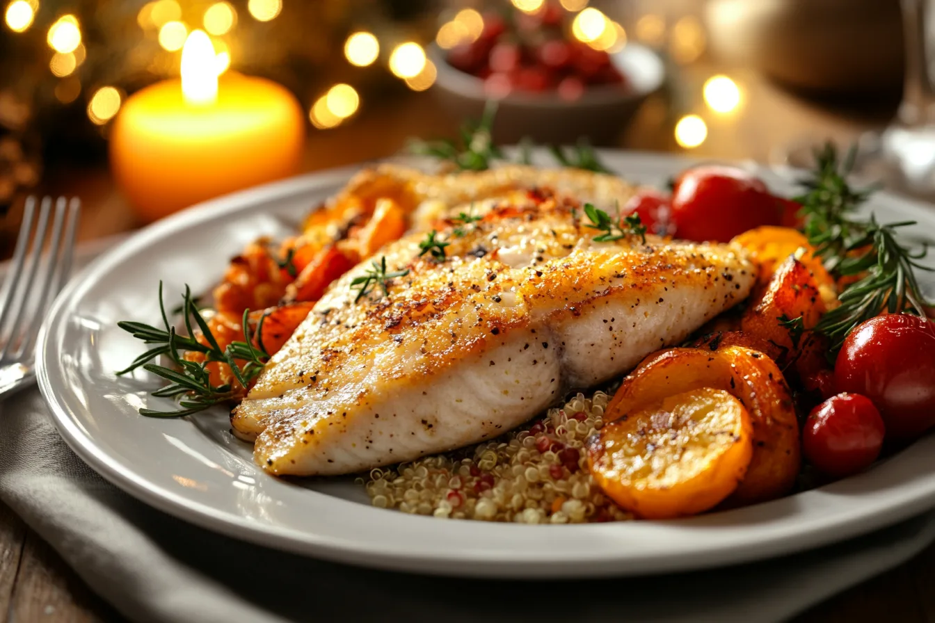 Cookbook style fish recipe.