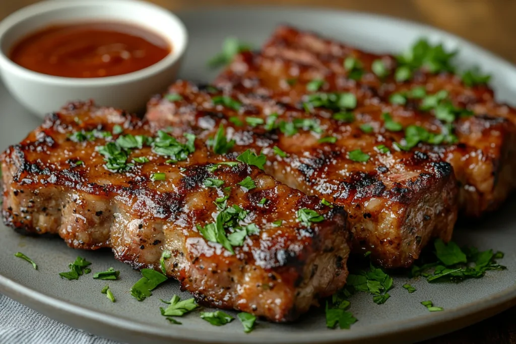 How do you get seasoning to stick to brisket